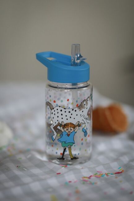 Pippi Langstrømpe Bursdag Vannflaske, Blå