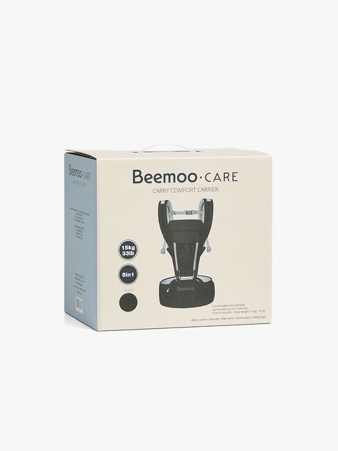Beemoo CARE Carry Comfort 4-in-1 Bæresele & Hoftebærer, Black
