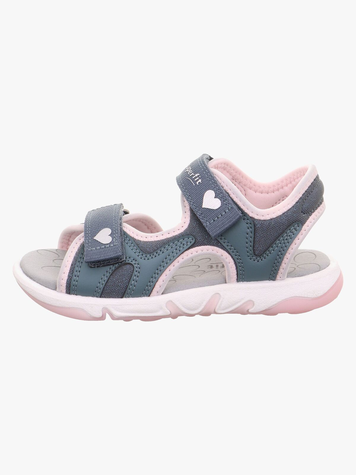 Superfit Pebbles Sandaler, Blå/Rosa