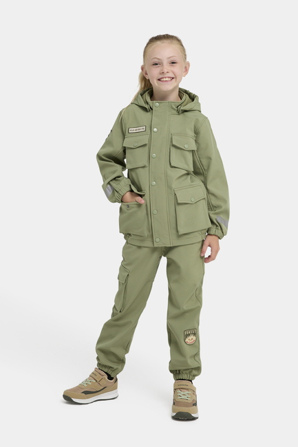 Nordbjörn Brokvarn Softshelljakke, Grønn