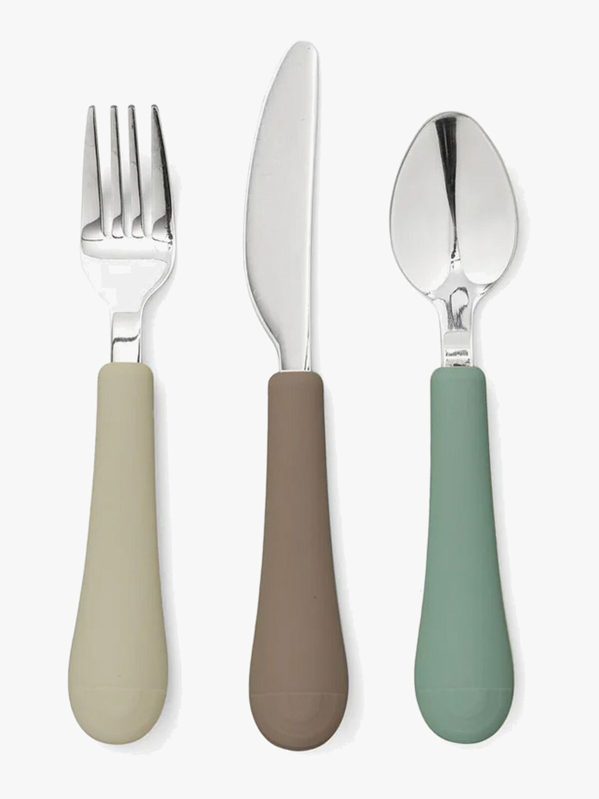 Cam Cam Copenhagen Rainbow Bestikksett, Olive Mix