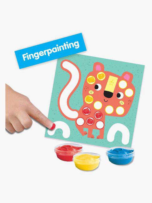 SES Creative 3-in-1 Hobbysett Min Første Fingermaling Fargelegging & Former