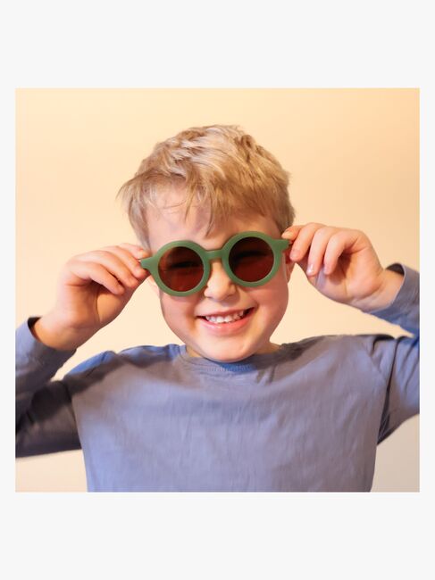 CarloBaby Solbriller Stråla 2-pack 3-6 År, Grønn/Blå