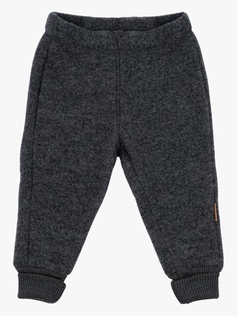 Mikk-Line Fleecebukser Baby Merinoull, Anthracite Melange