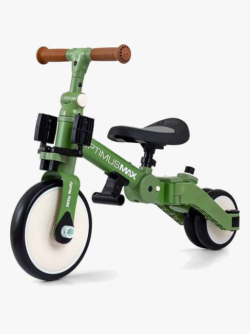 Milly Mally Optimus Max Trehjulssykkel 4-in-1, Grønn