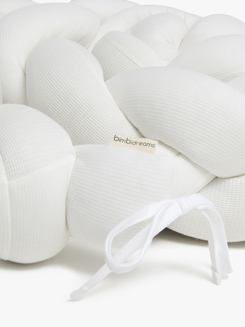 BimbiDreams  Flettet Sengekant, Hvit