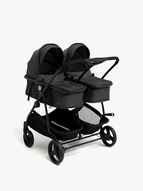 Beemoo Move Twin 2-in-1 Søskenvogn, Asphalt