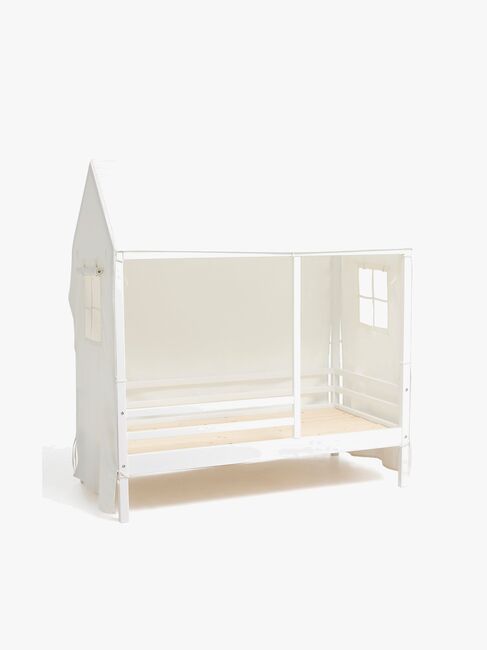 Minitude Nordic Jax Husseng 70x140 + Sengehimmel, Hvit