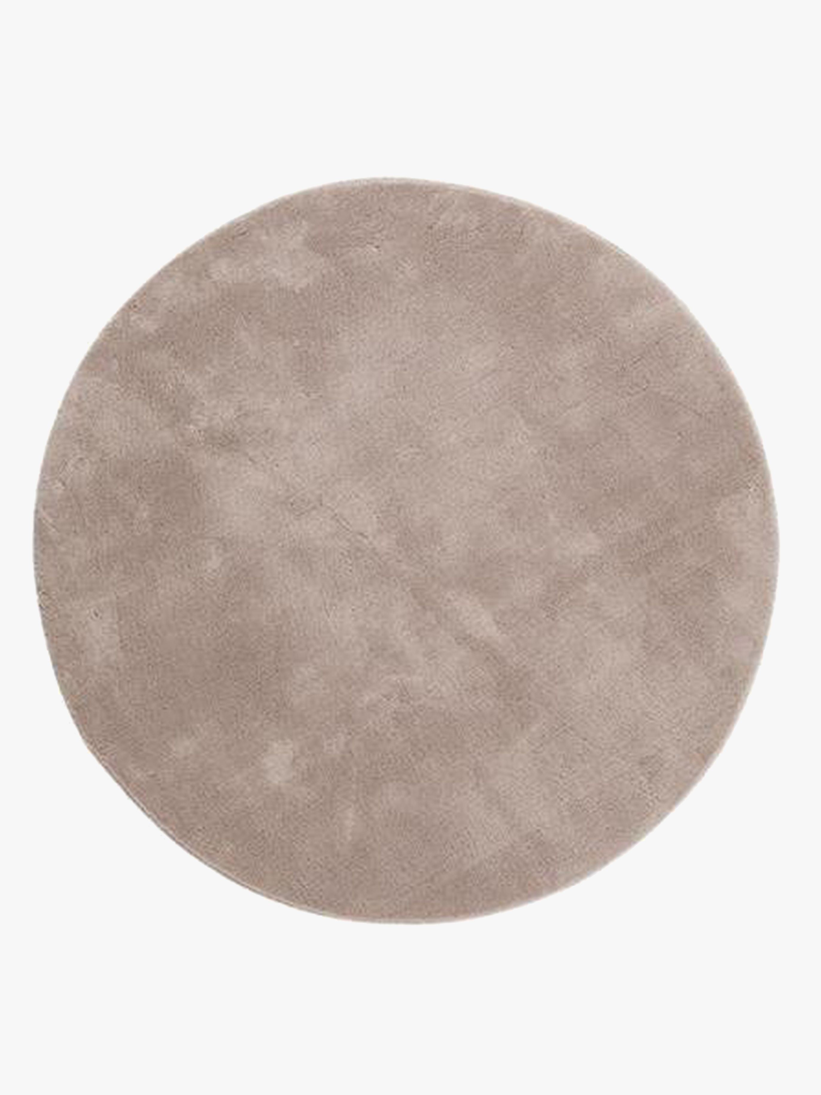 KMCarpets Gulvteppe Rund 160, Soft Greige - Gulvtepper - 100% Polyester