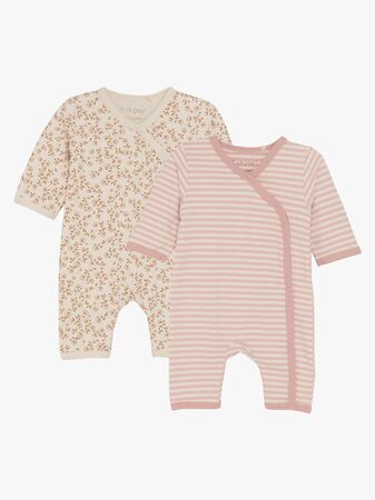 Fixoni Prematur Pyjamaser 2-Pack Str. 38, Rosa