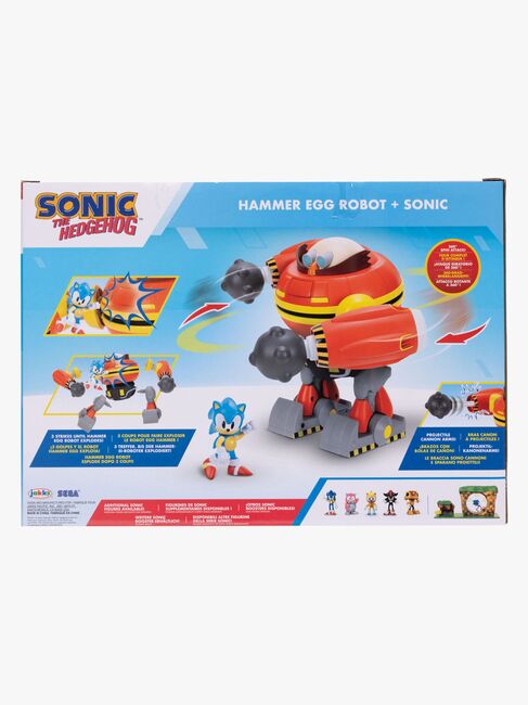 Sonic The Hedgehog Lekesett med Egg Hammer Robot