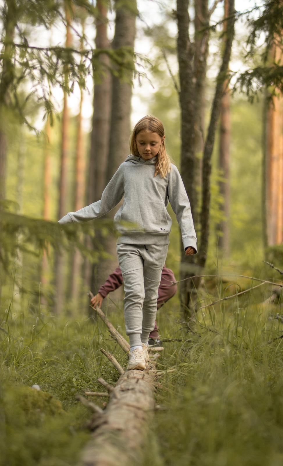 Lindberg Squad Hettegenser, Grey/Melange