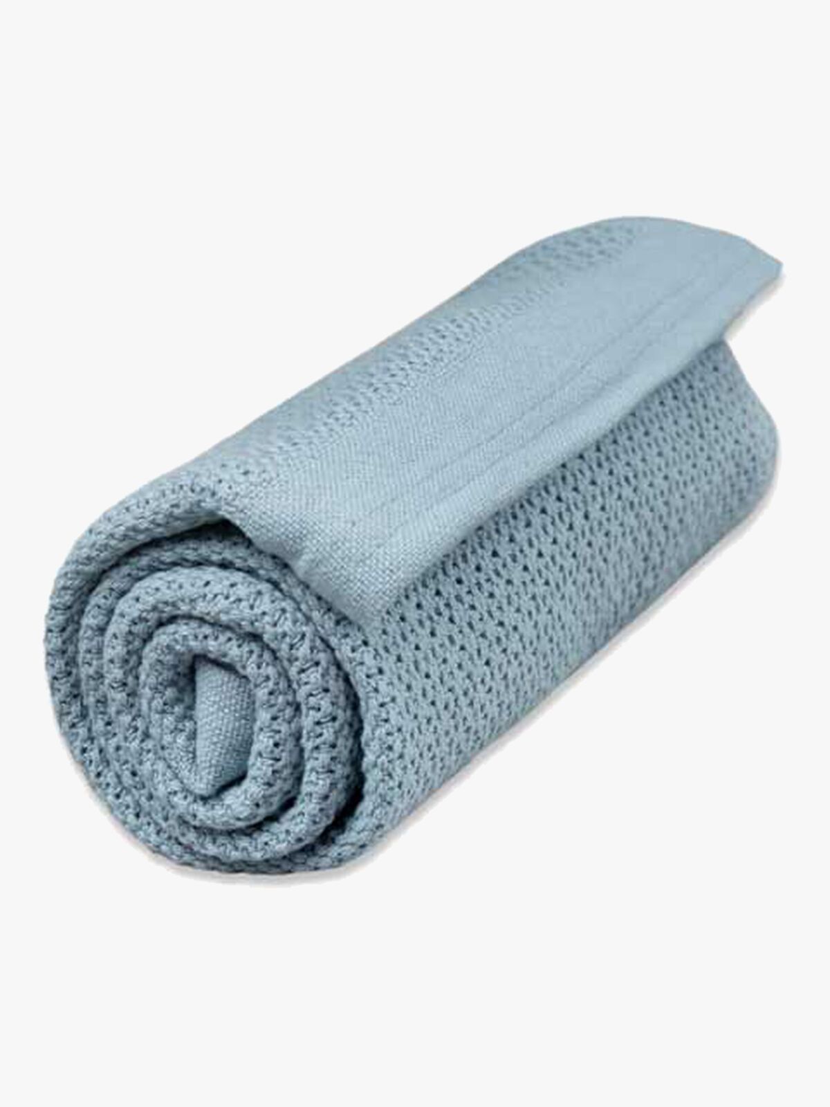 Vinter & Bloom Soft Grid Helseteppe, Dim Blue