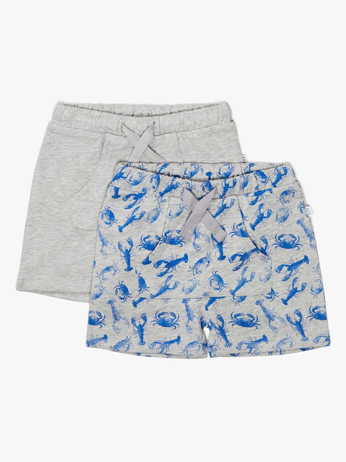 Luca & Lola Ricolo Shorts 2-pack, Grey Melange
