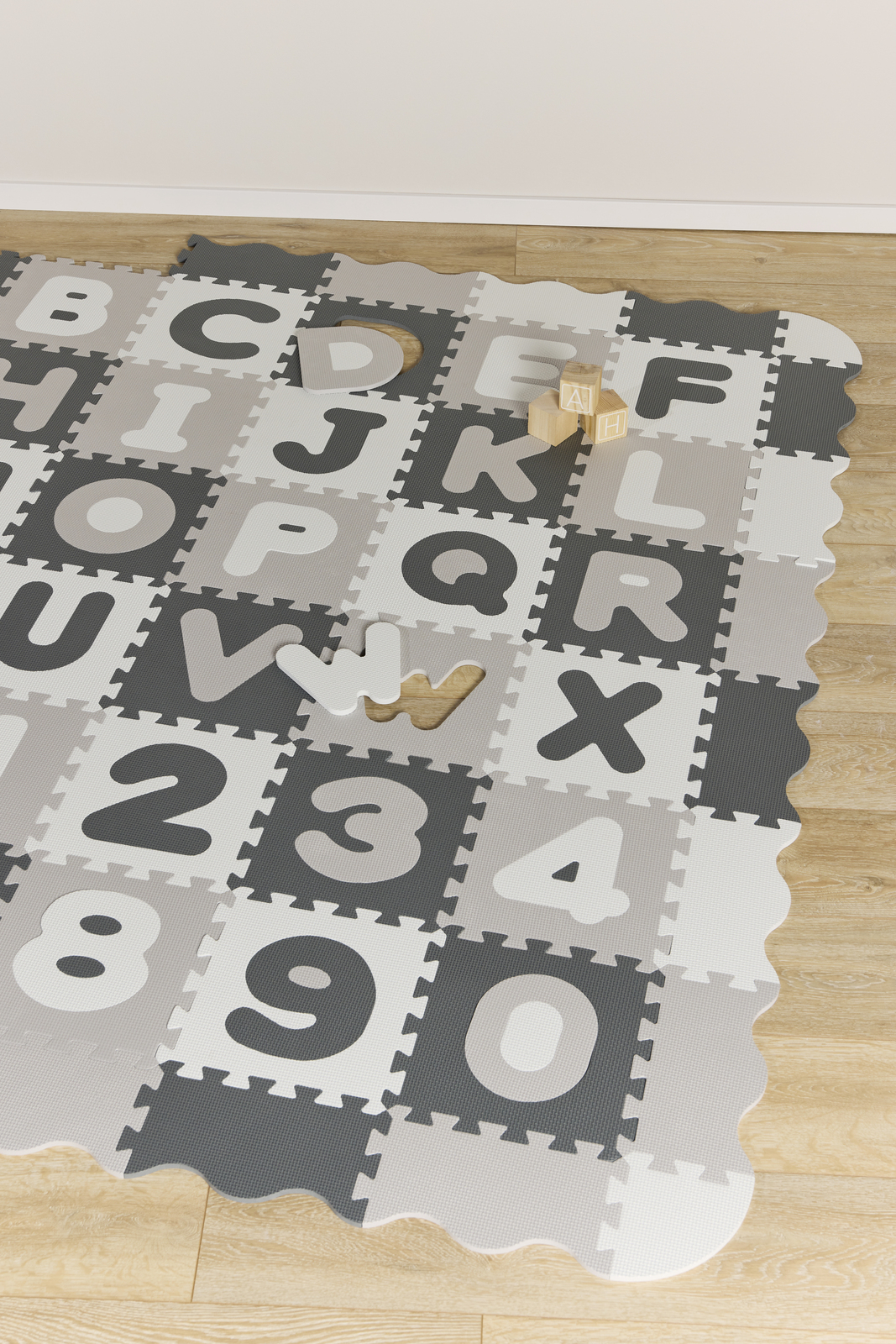 Cloudberry Castle Tall Og Alfabetet Leketeppe