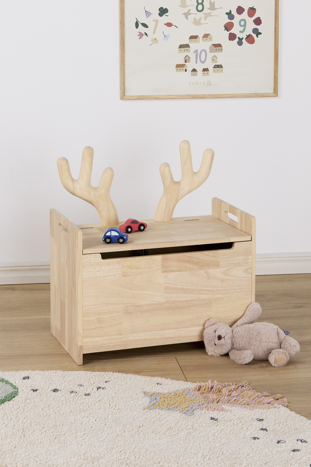 Minitude Nordic LEO Oppbevaringsbenk, Nature