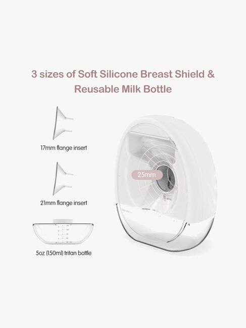 Beemoo CARE Wearable Elektrisk Brystpumpe Dobbel