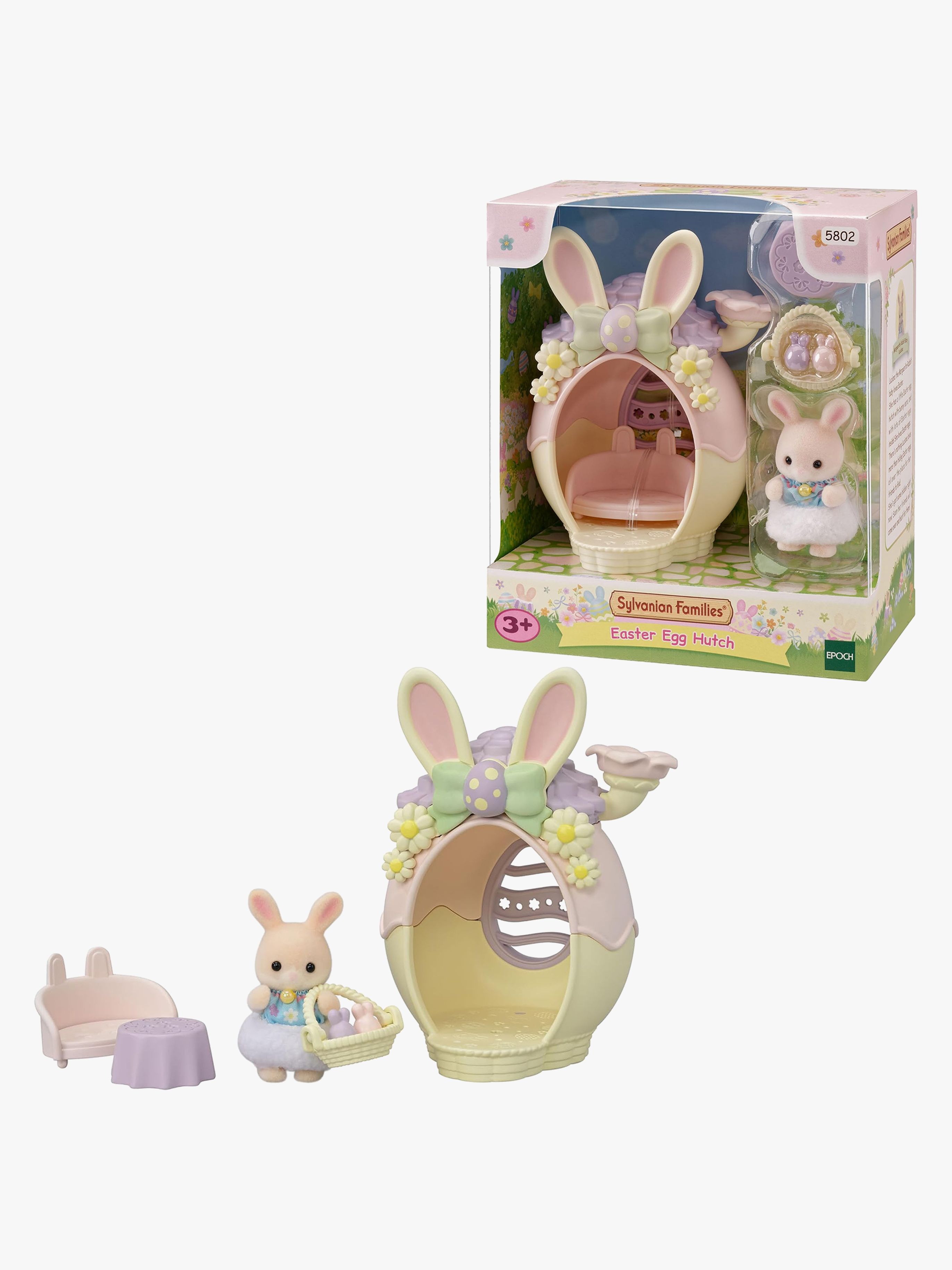 Sylvanian Families Figursett Påskeegg med Kanin - Dukkehustilbehør - Plast