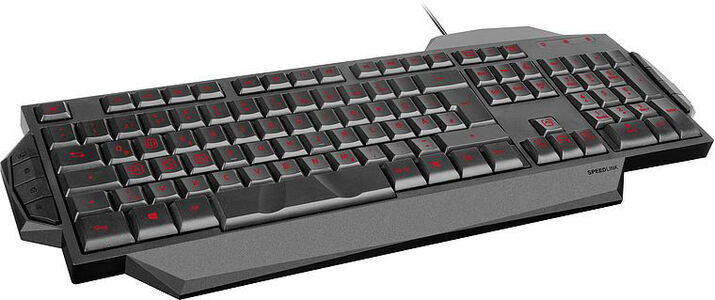 SpeedLink RAPAX Gaming Tastatur, Svart                                                        