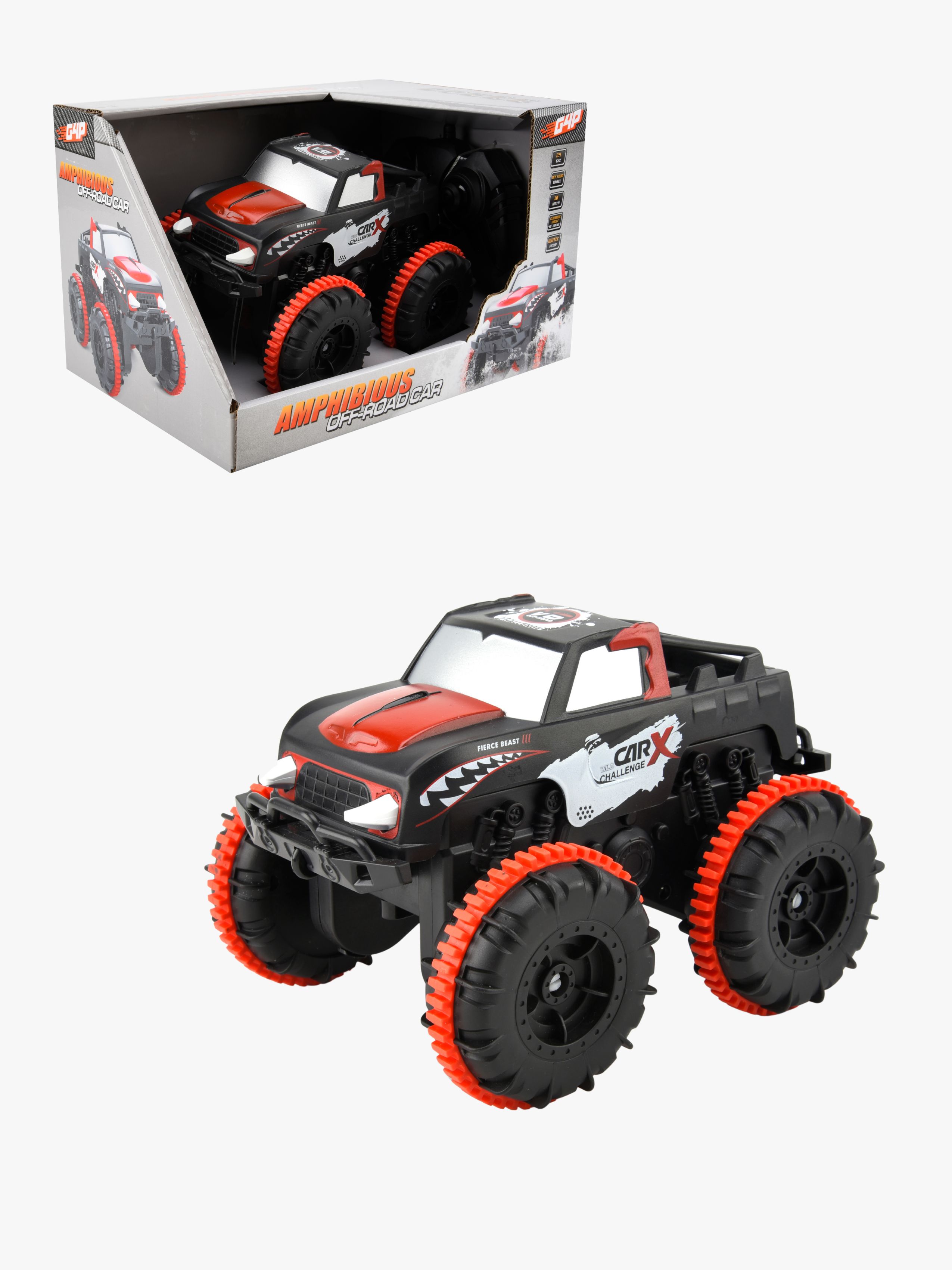 G4P Amfibisk Radiostyrt Offroadbil - Biler - Plast