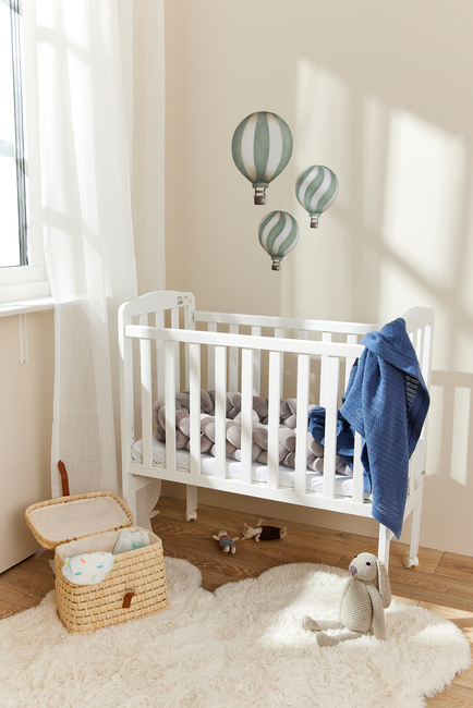 Alice & Fox RUBY Sengekant 200 cm, Grå