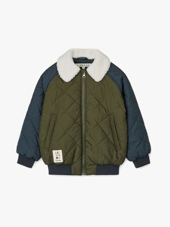 LIEWOOD Mira  Kviltet Jakke, Classic Navy/Army Brown