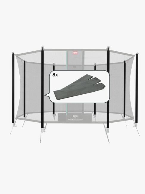 BERG Reservedel Safety Net Comfort Stolpepolstring 197 cm, 8 stk