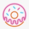 Candy Shock Neonlampe, Donut