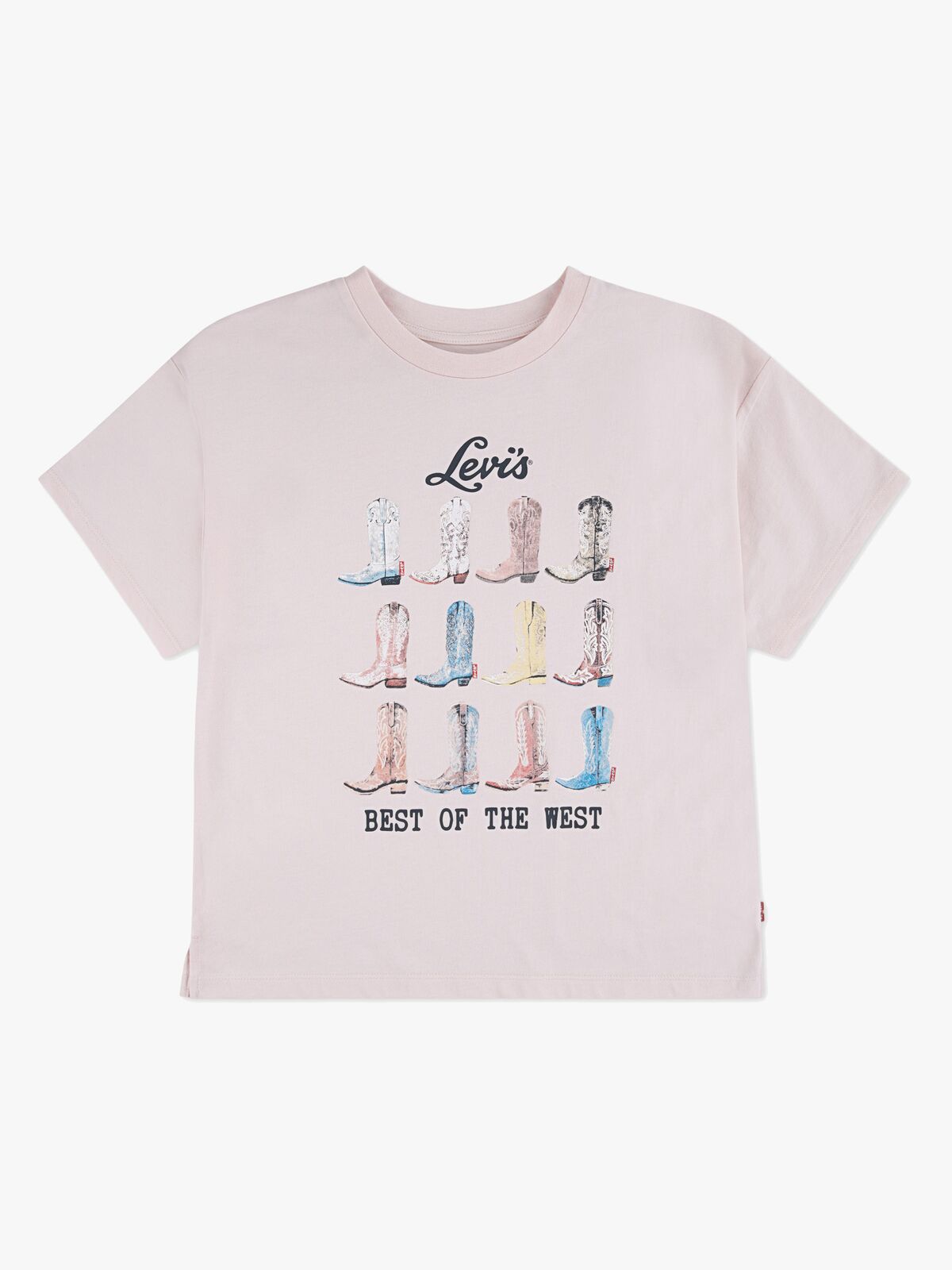Levi's LVG Boots Oversized SS T-skjorte, Crystal Pink