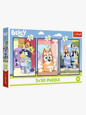 Trefl Bluey Family Puslespill 3x50 Brikker