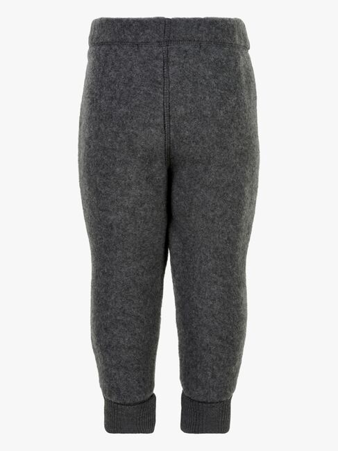 Mikk-Line Fleecebukser Merinoull, Anthracite Melange