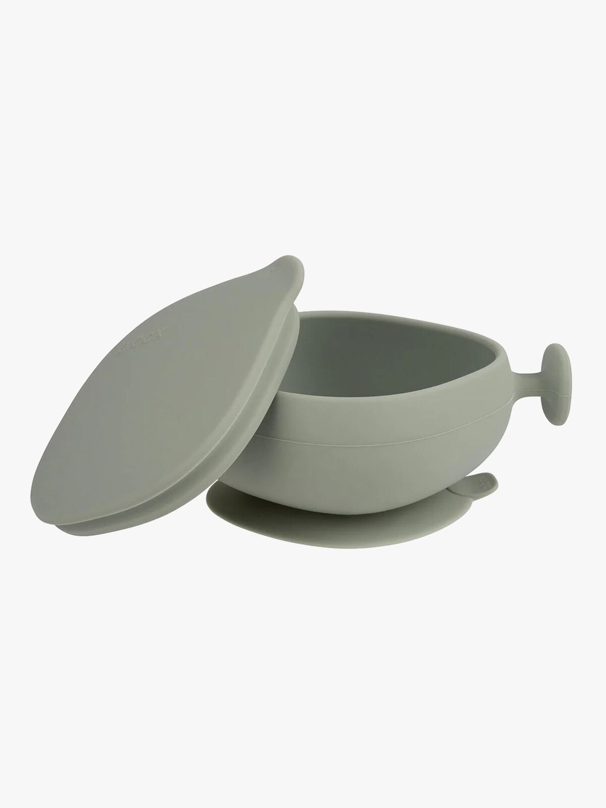 b.box Skål med Lokk Silikon, Sage