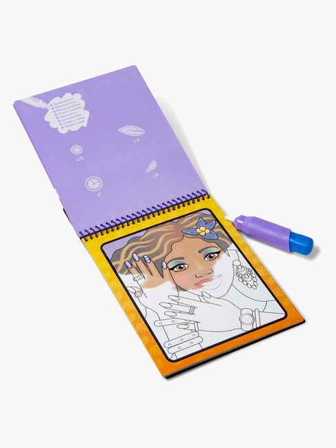 Melissa & Doug Water Wow! Fargeleggingsbok Makeup & Manicure