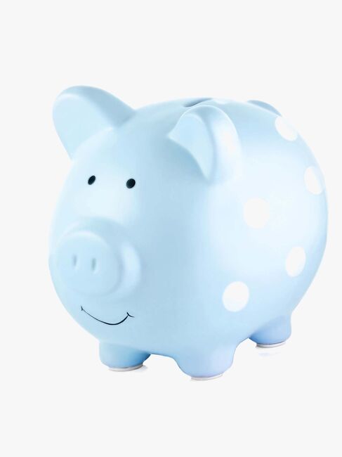 Pearhead Sparegris Medium, Polka Dot Blue