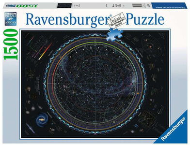 Ravensburger Map of the Universe Puslespill 1500 Brikker