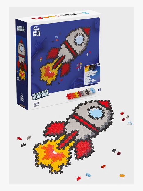Plus-Plus Number Rocket Puzzle