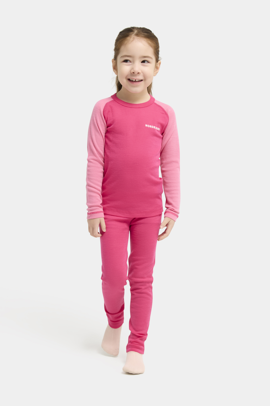 Nordbjørn Icicle Superundertøy Merinoull, Magenta