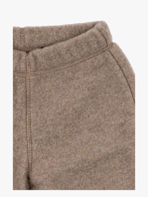 Mikk-Line Fleecebukser Baby Merinoull, Melange Denver