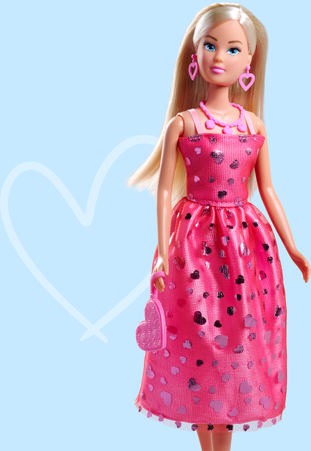 Steffi Love Motedukke med Glitterkjole