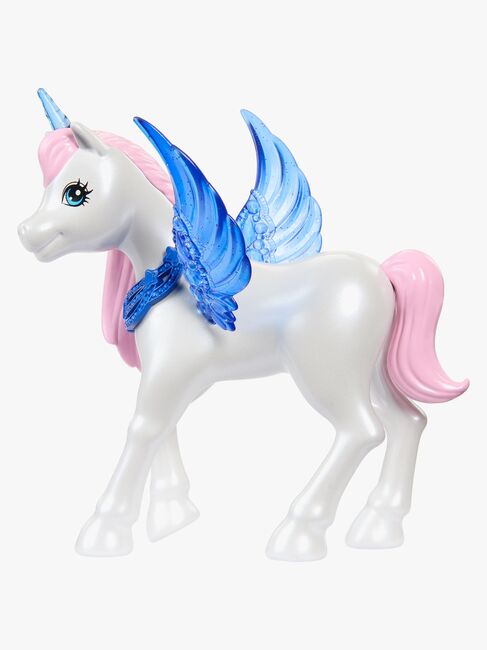 Barbie Sapphire Dukke med Blått Hår & Enhjørning