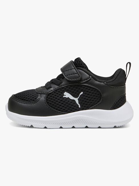 Puma Fun Racer 2 AC+ Infant Sneakers, Black/White