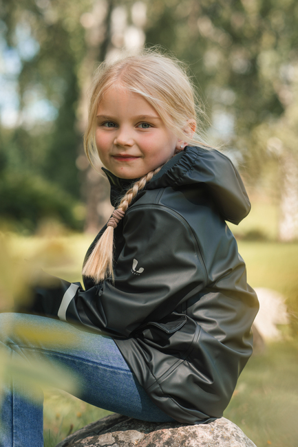 Lindberg Vestby Fôret Regnjakke, Svart