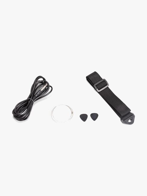 Cloudberry Castle El-gitar med Forsterker 80 cm, Svart