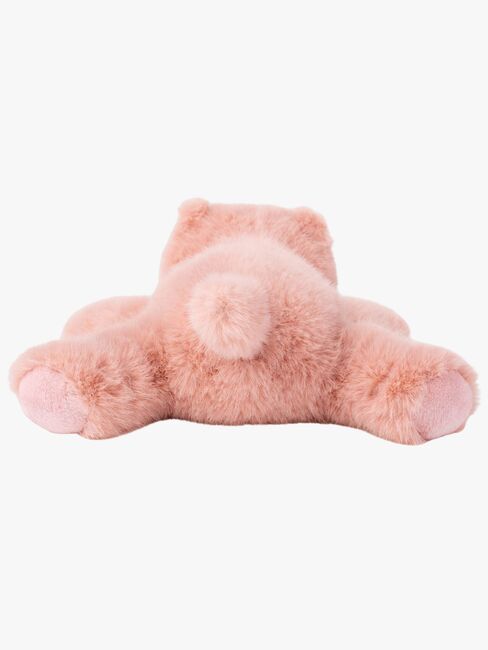 Teddykompaniet Kosedyr Liggende Flodhest 30 cm, Rosa