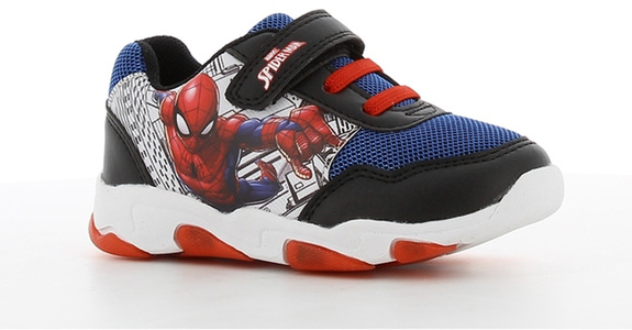 Marvel Spider-Man Blinkende Sneaker, Black/Cobalt Blue