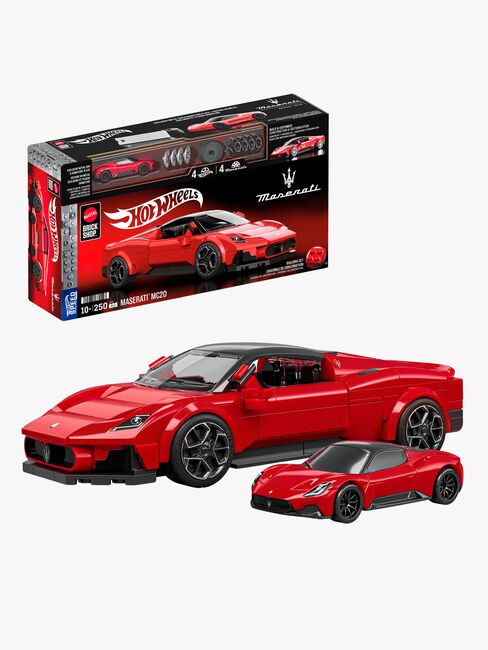 Mattel Brick Shop Hot Wheels Speed Series Byggesett Maserati MC20 250 Deler