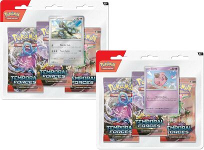 Pokémon Scarlet & Violet Temporal Forces Samlekort Blandet 3-Pack