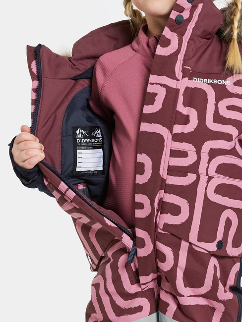 Didriksons Bjärven Vinterdress, Path S Pink