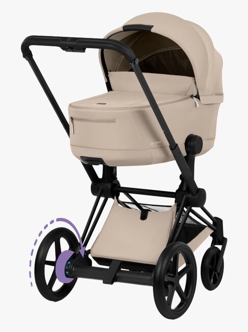Cybex ePriam Duovogn, Matt Black/Cozy Beige