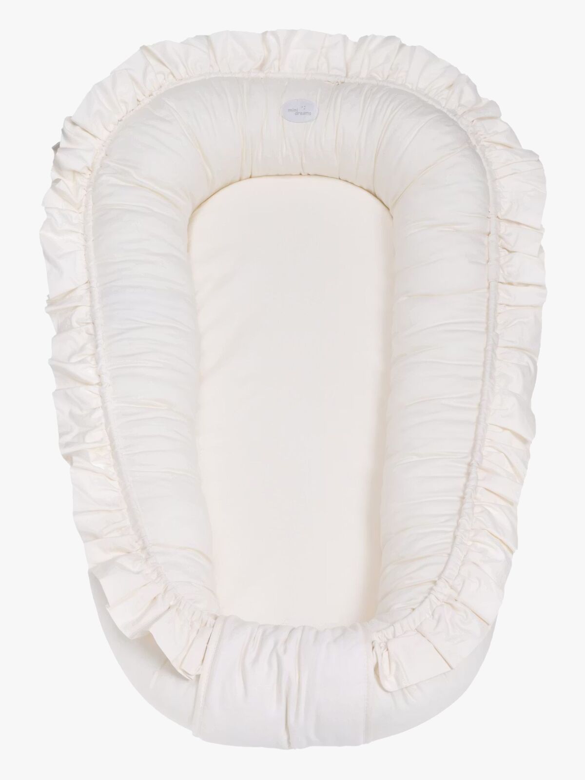 Mini Dreams Cozy Babynest Volang, Ljusbeige